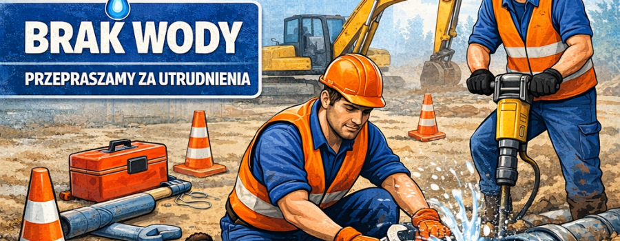 Przerwa w dostawie wody !!! 